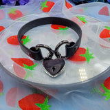 Build-Your-Own Buckle-Free Heart Lock Choker