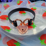 Build-Your-Own Buckle-Free Heart Lock Choker