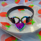 Build-Your-Own Buckle-Free Heart Lock Choker