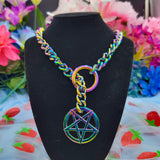 Pentacle Ring Slip Chain - Fully Customizable
