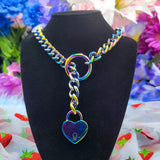 Heart Locked O-Ring Slip Chain - Fully Customizable