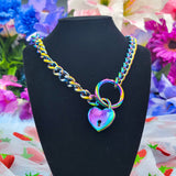 Heart Locked O-Ring Slip Chain - Fully Customizable