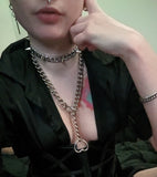 Heart Ring Slip Chain - Fully Customizable