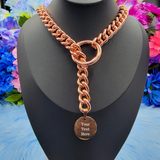 Personalized Tag O-Ring Slip Chain - Fully Customizable
