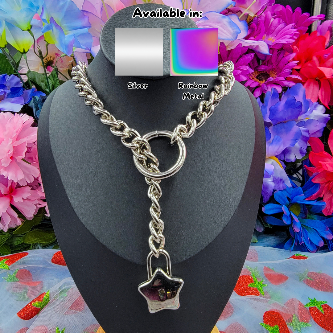 Lock hot sale collar choker