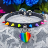 Build-Your-Own Spiked Pride Choker