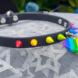Build-Your-Own Spiked Pride Choker