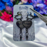 Un-Conversational SPIKED Heart Earrings