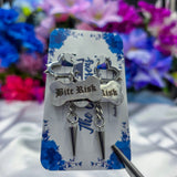 Un-Conversational SPIKED Heart Earrings