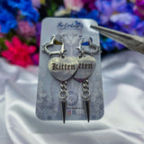 Un-Conversational SPIKED Heart Earrings