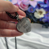 Engraved Heart Tag - Standalone