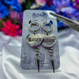 🩶 Silver 🩶 Un-Conversational Heart Earrings
