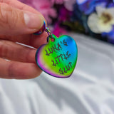 Engraved Heart Tag - Standalone