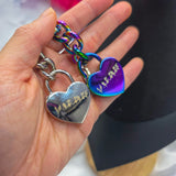 Heart Locked O-Ring Slip Chain - Fully Customizable