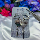 Un-Conversational SPIKED Heart Earrings