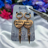 🌹 Rose Gold 🌹Un-Conversational Heart Earrings