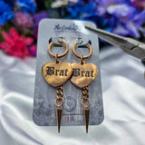 🌹 Rose Gold 🌹Un-Conversational Heart Earrings
