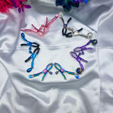 Chained Colorful Bite - Nipple Clamps