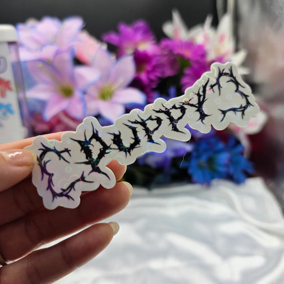 Metal Puppy Sticker