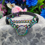 Cat Ring Martingale - All Metal Types