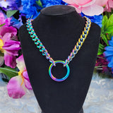 Classic - O-Ring Chain Choker/Necklace - All Metal Types