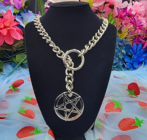 Pentacle Ring Slip Chain - Fully Customizable