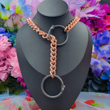 Snake Ring Slip Chain Collar/Choker - All Metal Types