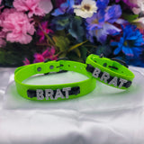 B R A T - Choker/Collar & Cuff/Bracelet