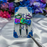 🦴 Bone 🦴 SPIKED Heart Earrings