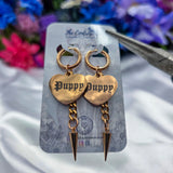 🌹 Rose Gold 🌹Un-Conversational Heart Earrings