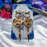 🌹 Rose Gold 🌹Un-Conversational Heart Earrings