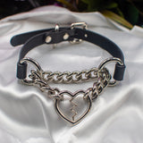 Fractured Lover Heart Ring Martingale - All Metal Types