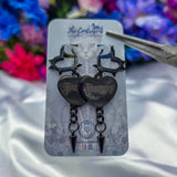 Un-Conversational SPIKED Heart Earrings