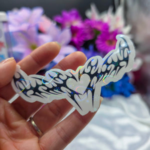 Cybersigilism Winged Heart Sticker