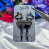 Un-Conversational SPIKED Heart Earrings