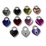 Heart Locked O-Ring Slip Chain Collar/Choker - All Metal Types