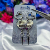 Un-Conversational SPIKED Heart Earrings