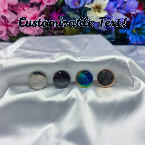 Engraved Circle Tag - Standalone