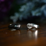 Daddy/Master Classic Heart Ring