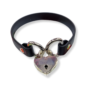 Build-Your-Own Buckle-Free Heart Lock Choker